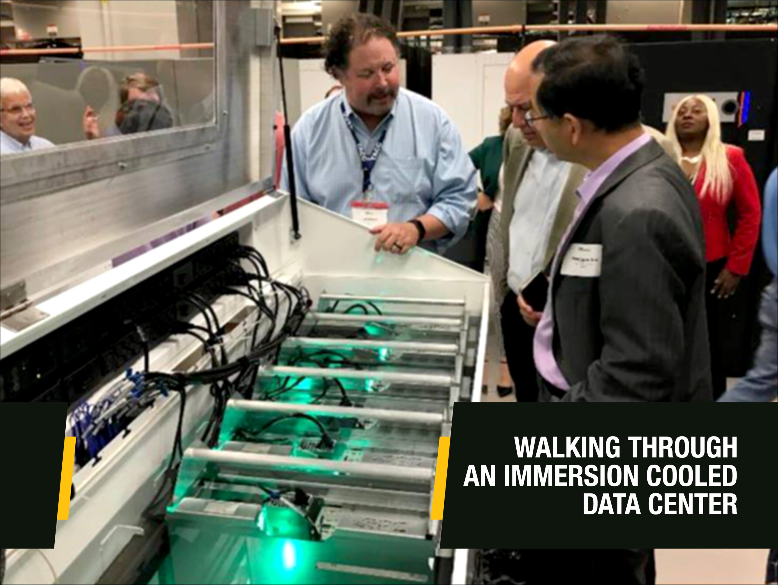 Walking through an Immersion Cooled Data Center
