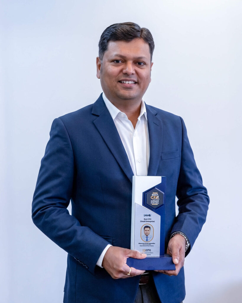 Mr. Mayuresh Kajwadkar Receives Prestigious Best CFO Award 2026